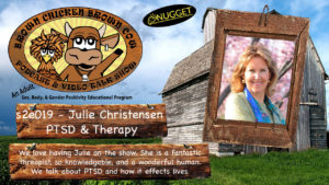 Julie Christensen discussing PTSD on the BCBC Show